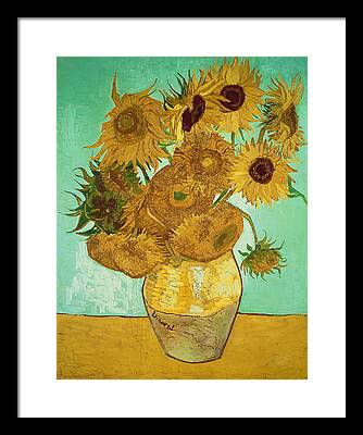 Sunflower Framed Prints