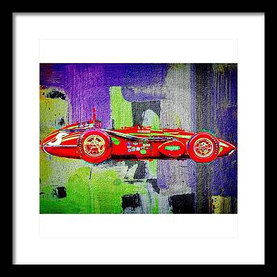 Race Car Framed Prints