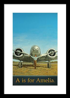 Amelia Earhart Framed Prints