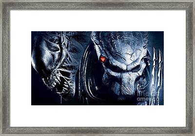 Alien Xenomorph AVP Predator Door Topper C Handmade Shelf Frame Picture Wall Art 