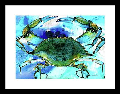 Blue Crab Framed Prints