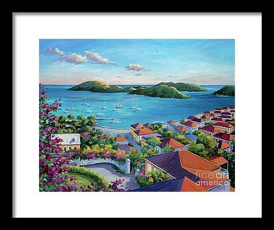 Charlotte Amalie Framed Prints