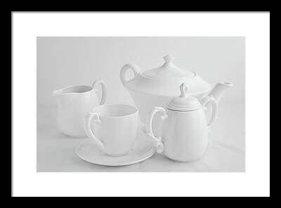 White China Cup Framed Prints