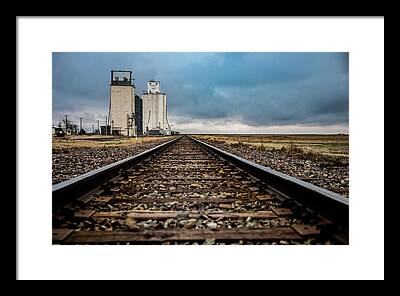 Abandoned Railroad Tracks Framed Prints