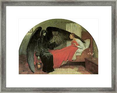 Death And The Maiden Painting by Marianne Stokes