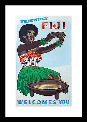 Traditional Fiji Framed Prints