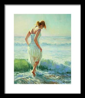 Sapphire Paintings Framed Prints