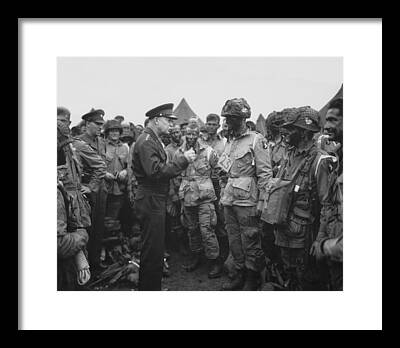 General Dwight D Eisenhower Framed Prints