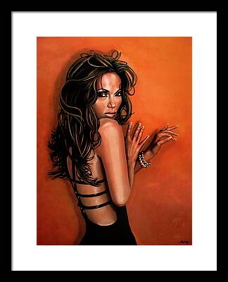 Jennifer Lopez Framed Prints