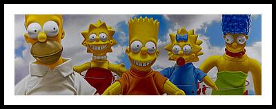 Bart Simpson Framed Prints