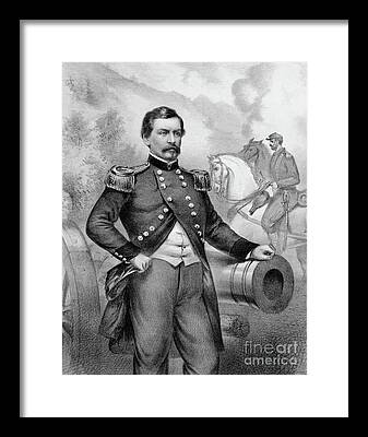 Army Of The Potomac Drawings Framed Prints