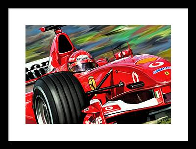 Racing Formula One Framed Prints