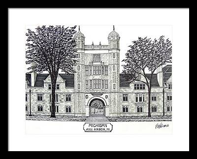 Historic Buildings Images Drawings Framed Prints