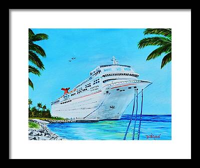 Carnival Cruise Lines Framed Prints