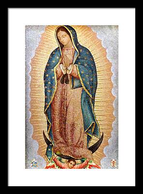 Virgen De Guadalupe Framed Prints
