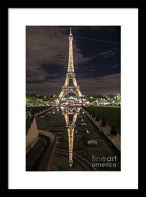 Paris At Night Framed Prints