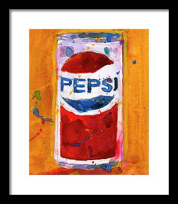 Pepsi Can Framed Prints