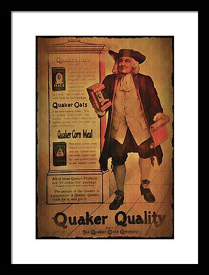 Quaker Oats Framed Prints