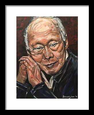 Lee Kuan Yew Framed Prints