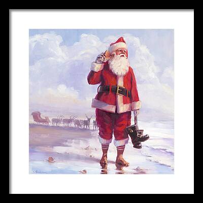 Santa Claus Framed Prints