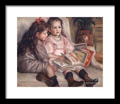 Or The Children Of Martial Caillebotte Framed Prints