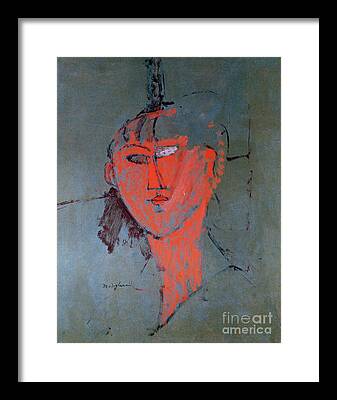 La Tete Rouge Framed Prints