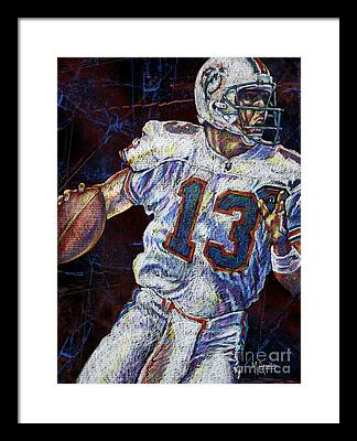 Acrylic Sports Drawings Framed Prints