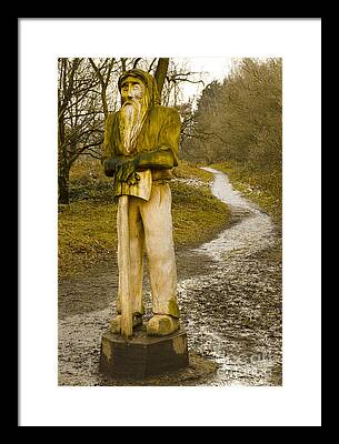 Chainsaw Carving Framed Prints