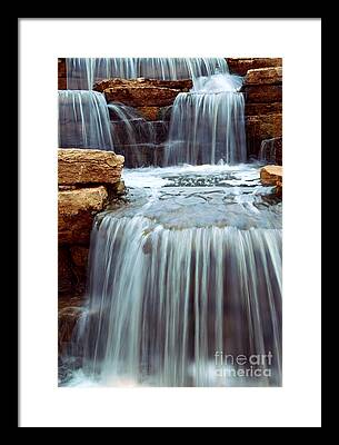 Cascading Waterfall Framed Prints