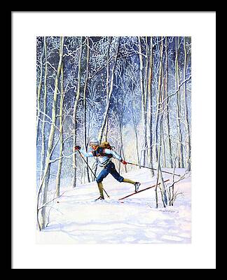 Canadian Sports Paintings Framed Prints