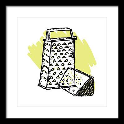 Cheese Grater Framed Prints
