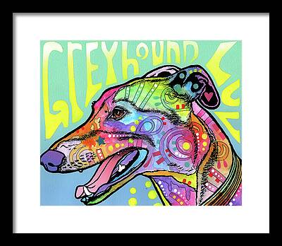 Greyhound Pop Framed Prints