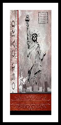 Statue Of Liberty Framed Prints