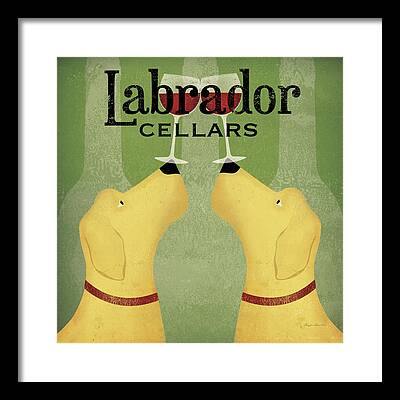 Wine Cellar Drawings Framed Prints