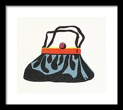 Purse Drawings Framed Prints