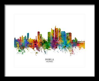 Manila Framed Prints