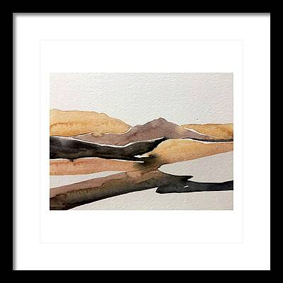Mountain Valley Paintings Framed Prints