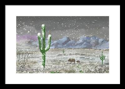Arizona Fauna Framed Prints