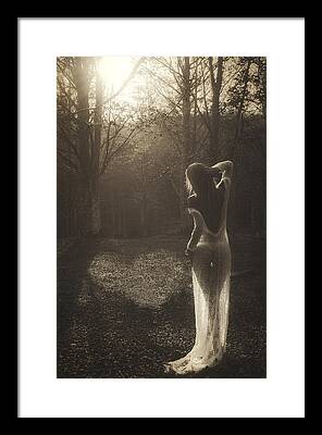 Woman Of The Forest Framed Prints
