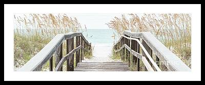 Florida Panhandle Beach Framed Prints