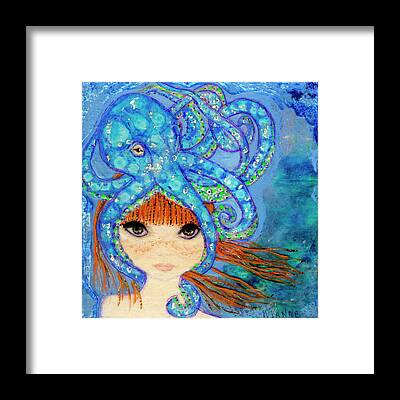 Blue Eyes Girl Art: Canvas Prints, Frames & Posters
