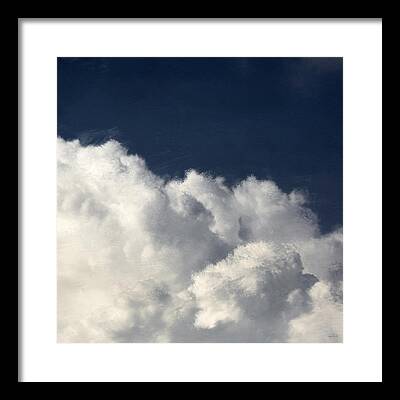 Fluffy Clouds Framed Prints