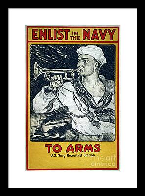 United States Army Bugler Framed Prints