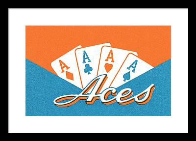 Four Aces Framed Prints