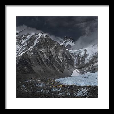 East Glacier Framed Prints