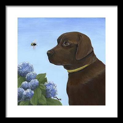 Just Dogs Paintings Framed Prints