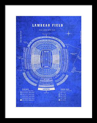 Football Patent Mixed Media Framed Prints