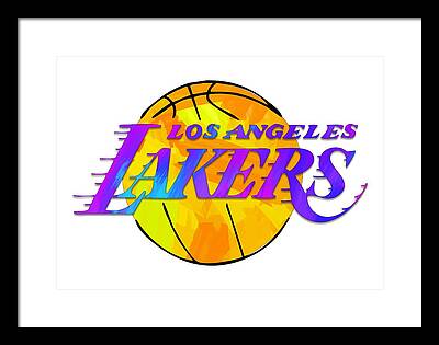 Los Angeles Lakers Digital Art Framed Prints