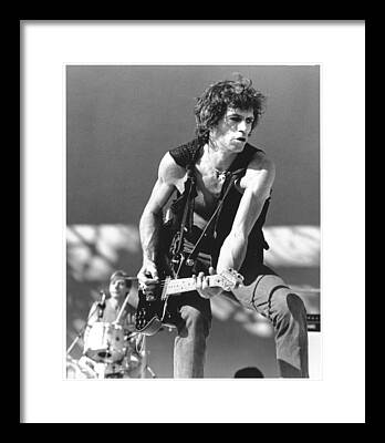 Keith Richards Framed Prints