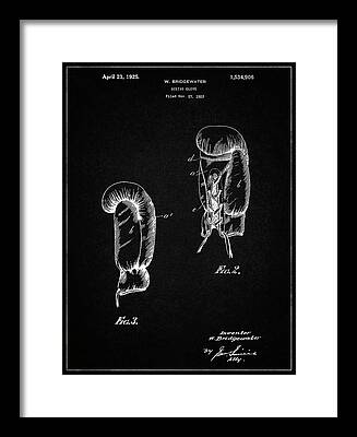 Boxing Glove Patent Framed Prints